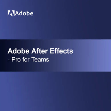 Adobe After Effects – Pro pre tímy
