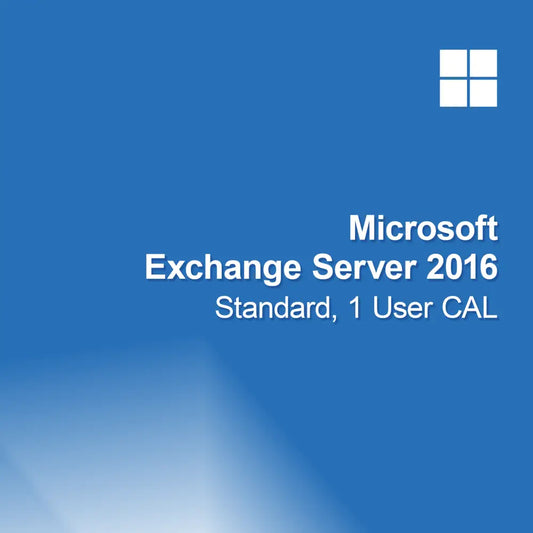 Microsoft Exchange Server 2016 Standard, 1 uporabniška licenca CAL