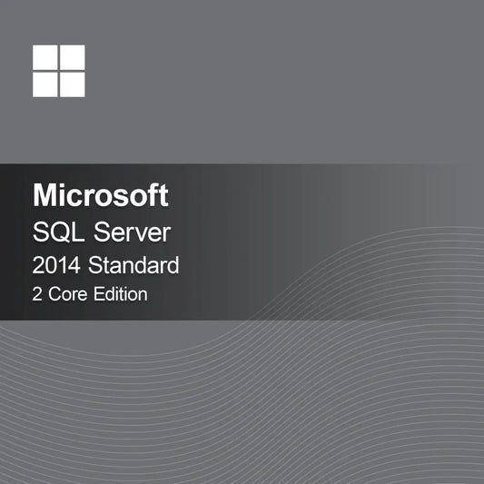 Microsoft SQL Server 2014 Standard - edice 2 jádra