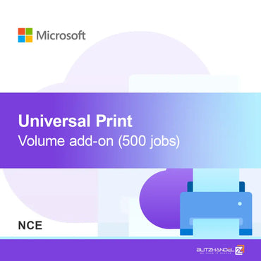 Extension de volume Universal Print (500 travaux) (NCE)